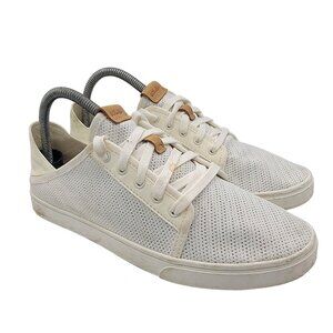 Olukai Pehuea Li Womens Size 9 White Mesh Casual Sneakers Shoes 20379-4R4R